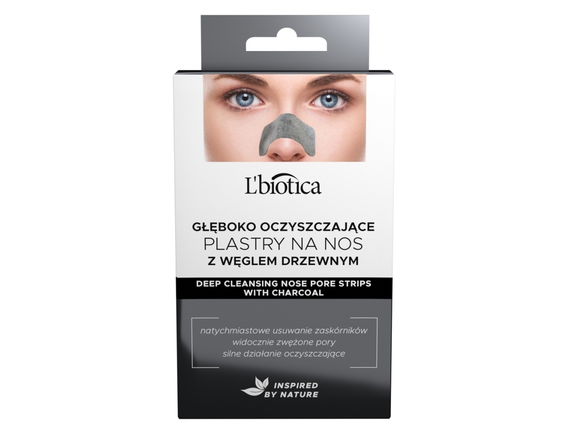 Activated Charcoal Purifying Nose Strips, 3 Pack Lbiotica