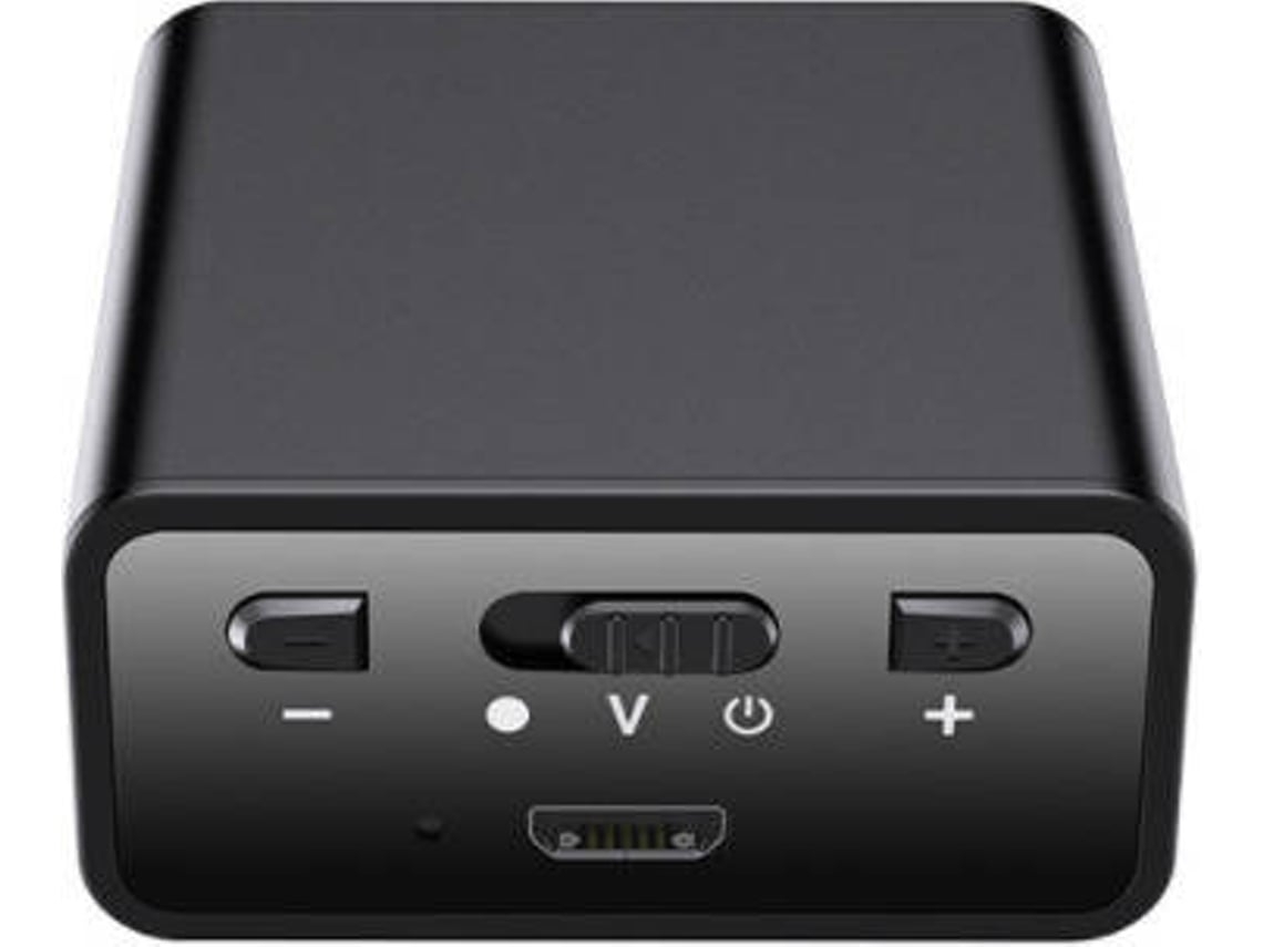 Mini Gravador Ativado Por Voz Gravador Magnético de Voz de 16Gb para Palestraspreto