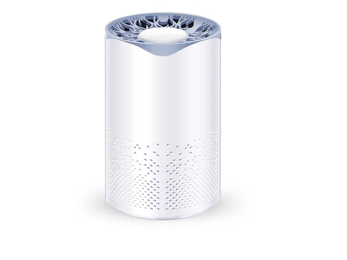 Mini Purificador De Ar Usb Para Sala 20m² Remover Pêlos/fumaça Bestvite Branco