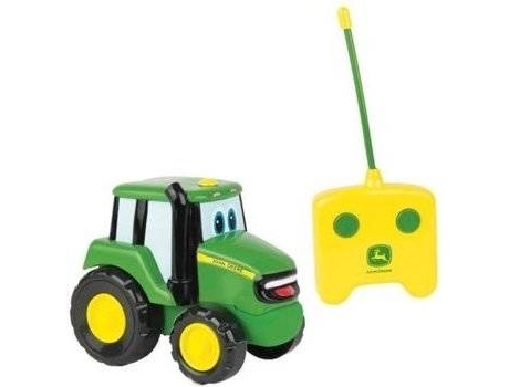 Trator Telecomandado 1:32 RC  John Deere (Verde - 18x18cm)