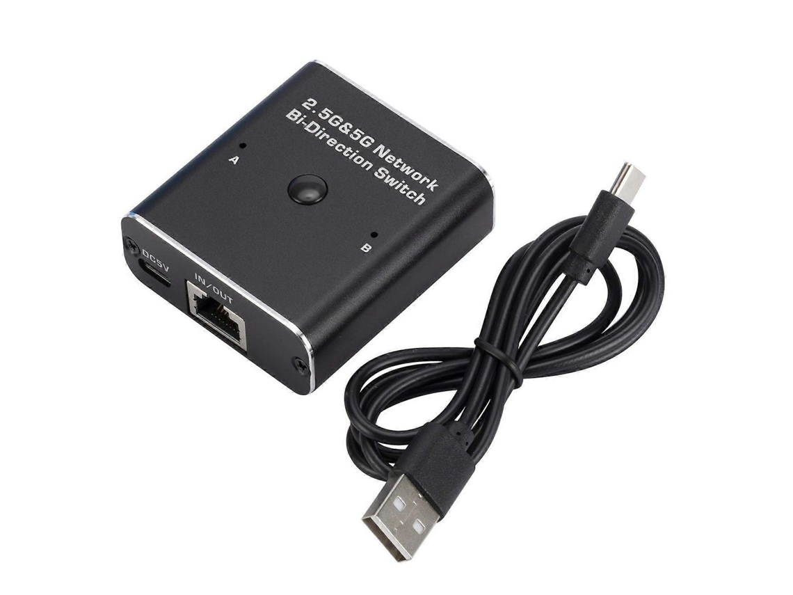 Switch De Rede Hw7 2 Em 1 Com Portas Rj45, Compatível Com Gigabit Ethernet 2.5g E 5g. Aquaforge