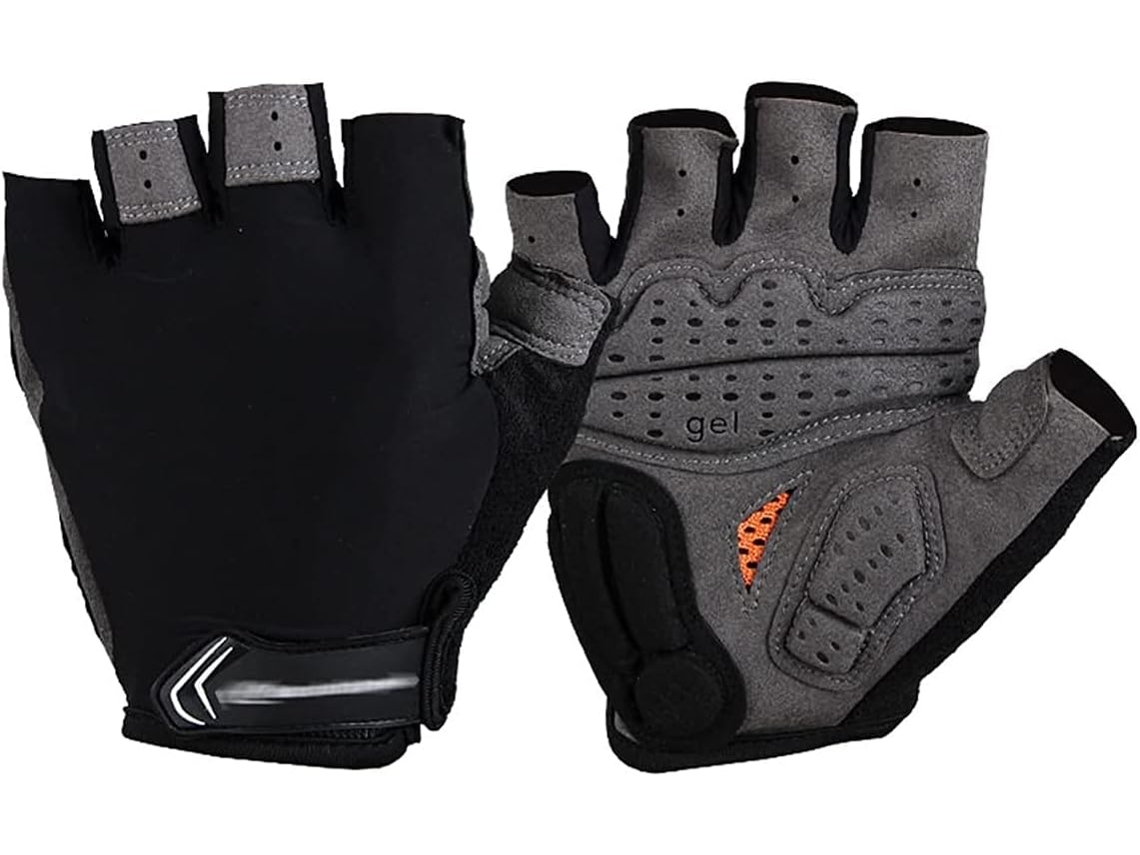 Luvas Esportivas, Luvas Para Levantamento De Peso, Luvas De Ciclismo Meio Dedo, Absorção De Impacto, Espessas, Para O