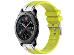 Pulseira De Silicone Royal De 22 Mm Com Fecho De Liberação Rápida Prateado