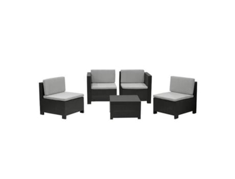 Tresillo verona grafito conjunto