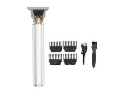 Cortador de Cabelo Elétrico Profissional Portátil Prata