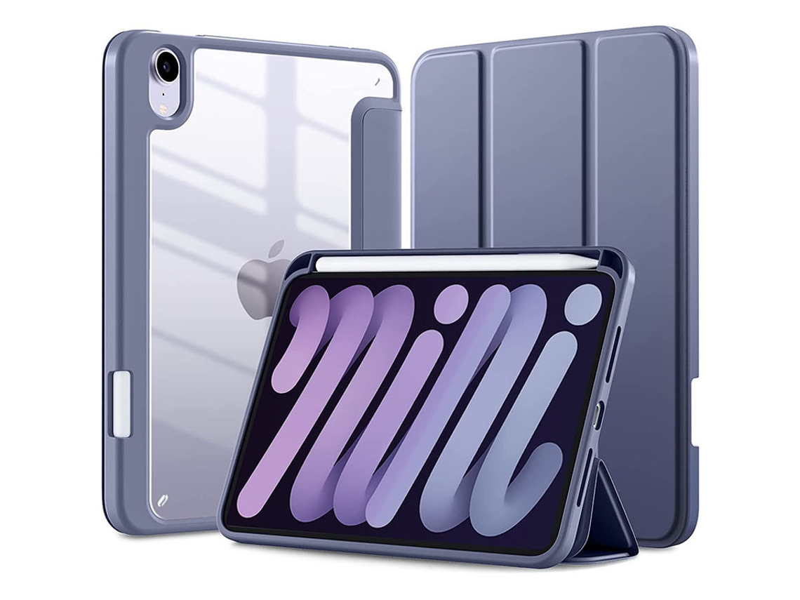 Capa Acrílica Com Slot Para Caneta Para O Novo Ipad 11ª Geração 11 Polegadas (2025) Lavanda Sfushos (a16)