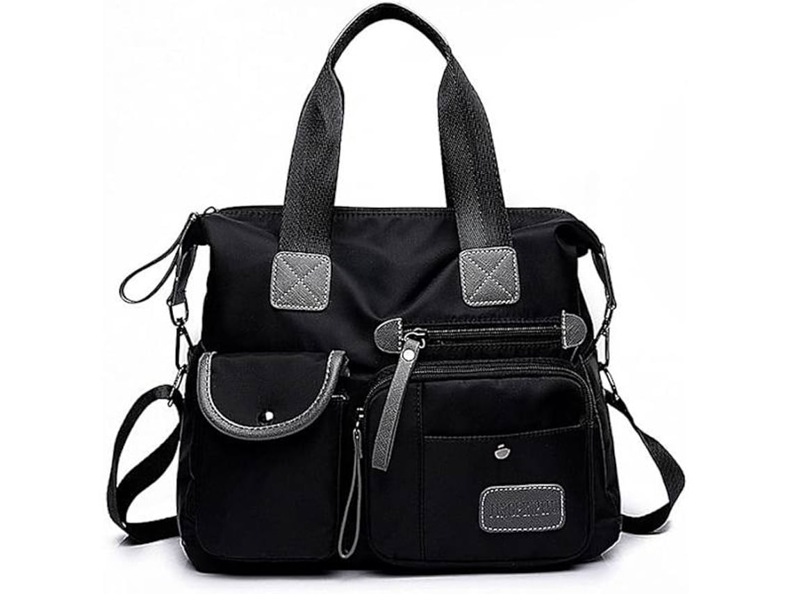 Bolsa Tote AQUAFORGE com múltiplos bolsos, alça, nylon