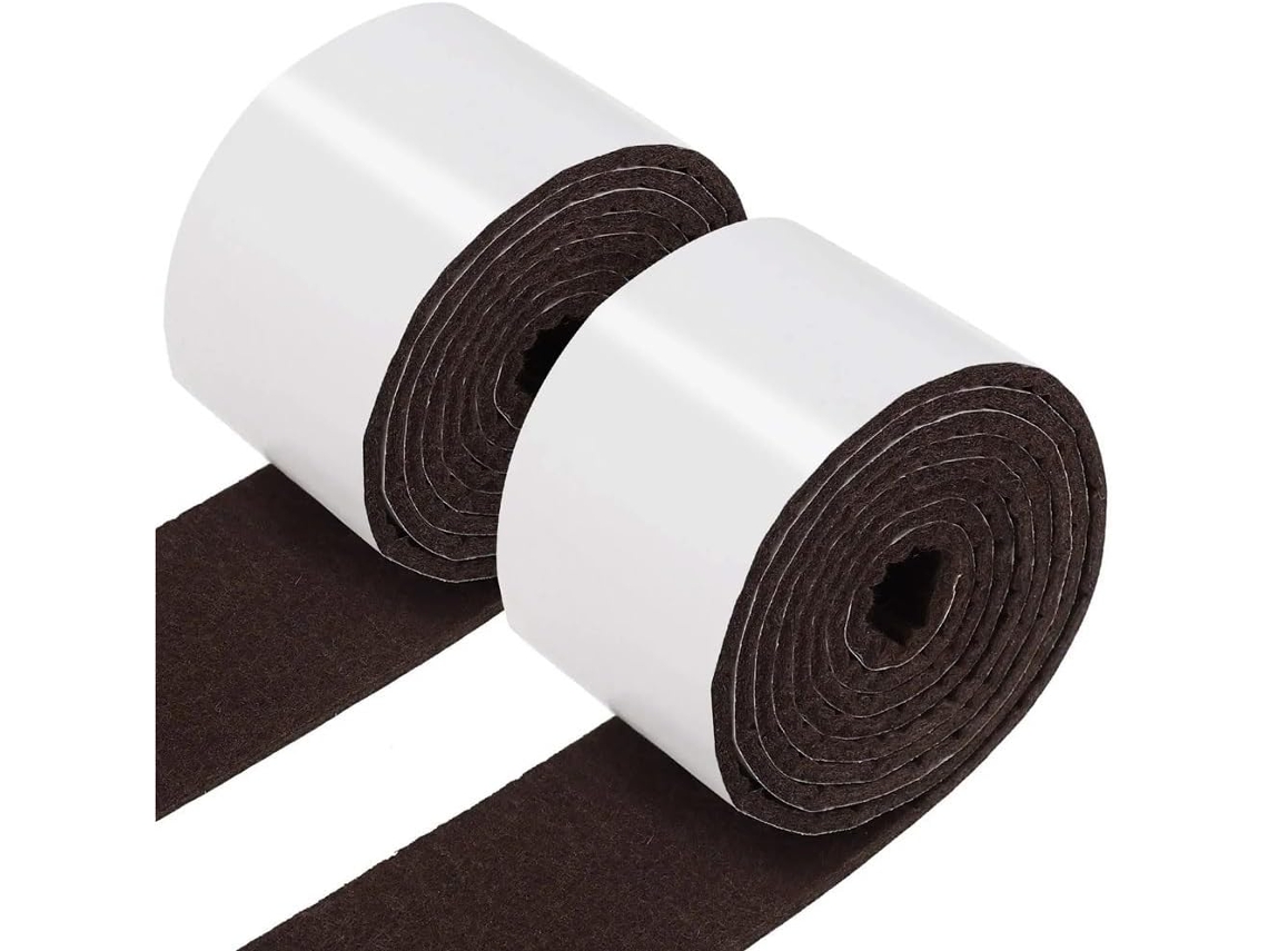 2 Almofadas De Feltro Para Móveis, Rolos Tiras Resistentes Com Verso