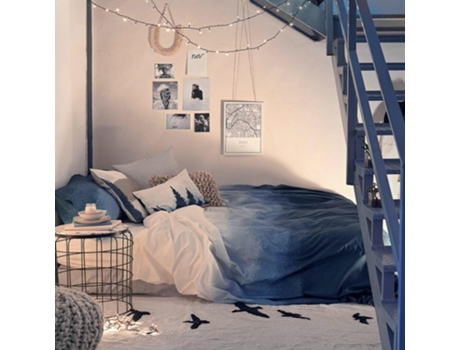 Capa de Edredão HAPPYFRIDAY Nightfall (220 x 220 cm - Algodão - Multicor)