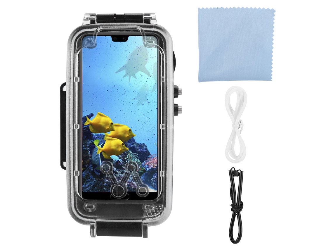 Capa de Mergulho para Celular EOOCOO (resistência À Água de 40 Metros, Compatível com Huawei P20)