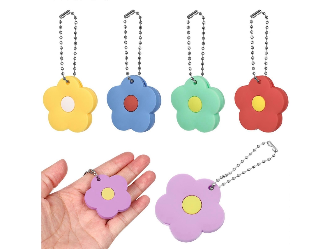 Capas De Chave De Silicone, Estilo Flor, 5 Unidades