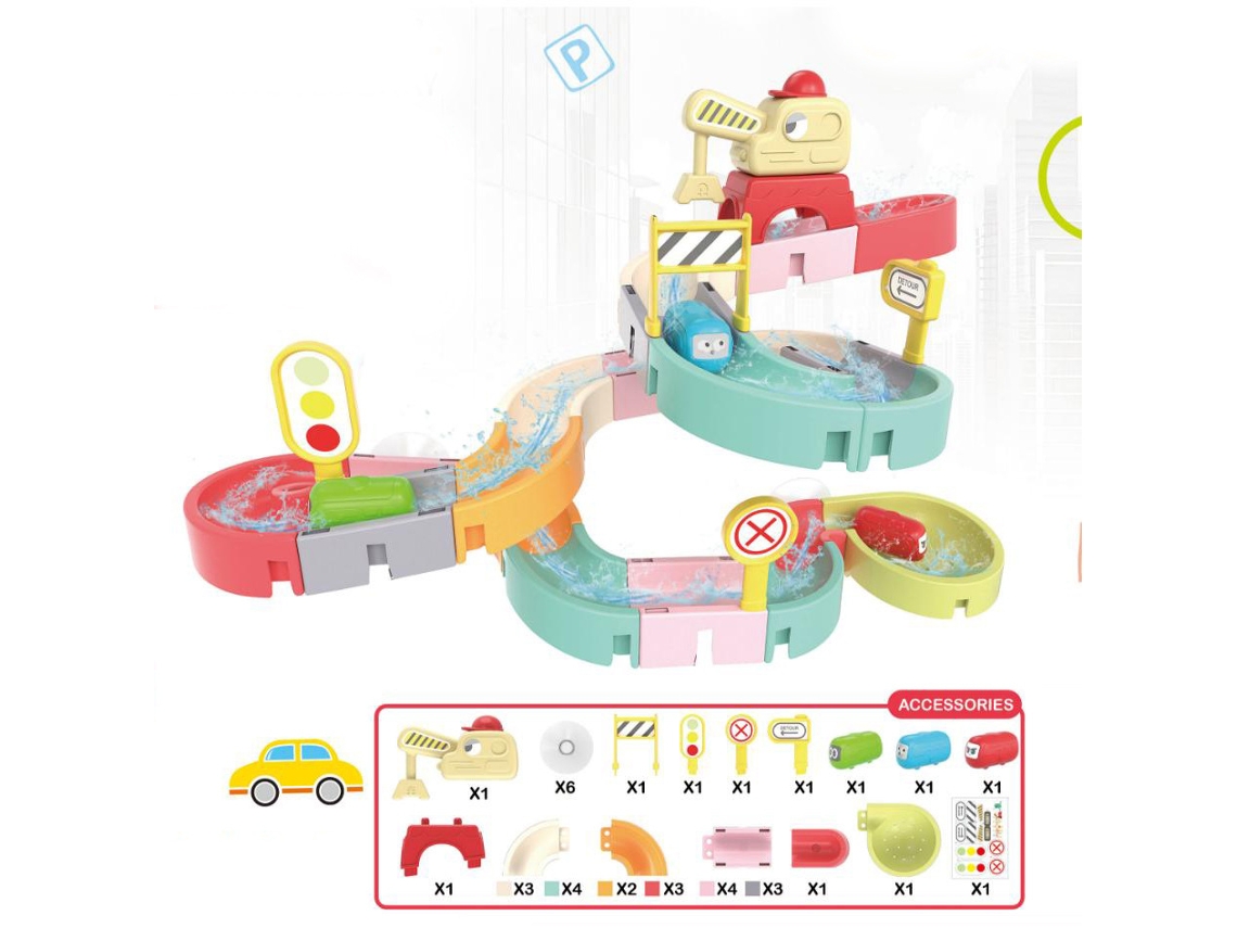 Brinquedos De Banho Diy Slide Para Crianças Idades 3 Kit De Construção Para Idades 5 7banheira Tempo Presentes De Aniversário Ohpa A06