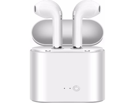 Auriculares Bluetooth QIANAO i7S Wireless (In Ear - Branco)