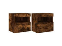 Tv Wall Cabinet, Tv Wall Cabinets Vidaxl Marrom Madeira Processada (n/a)