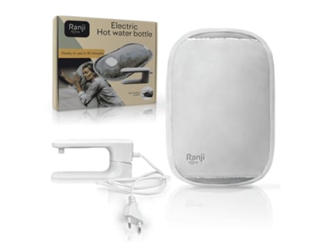 Ranji® Bolsa Elétrica De Água Quente Tecido Suave E Confortável, Proteção Contra Superaquecimento, Calor Duradouro, Alívio De Dores Musculares