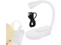 Luminária De Leitura Portátil Com Clipe Para Casa, Viagens, Atividades Ao Ar Livre E Para Pendurar Carregamento Usb