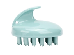 Escova de Cabelo para Shampoo com Massagem Silicone Limpeza do Couro Cabeludo Abs 9x7cm S/MARCA