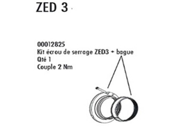 Look Replacement Zed3 Crank Lockring Kit