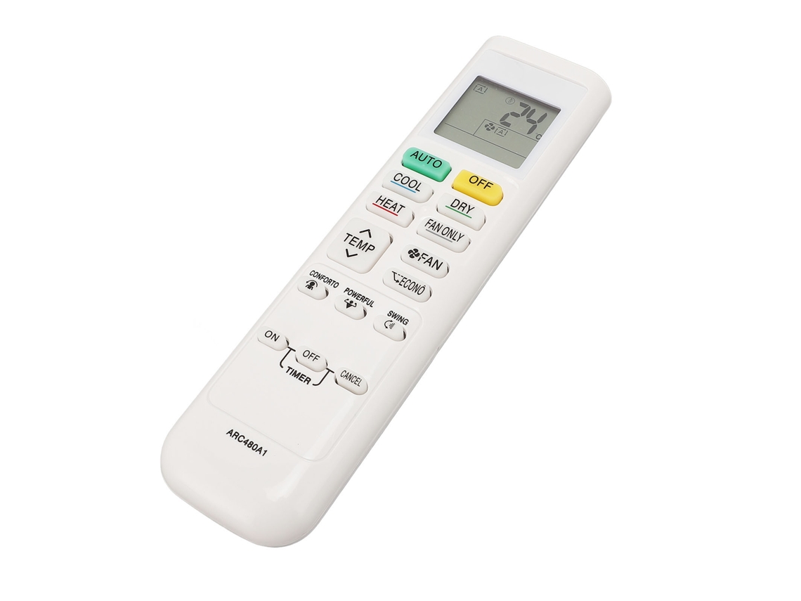 Controle Remoto Universal de Ar Condicionado EOOCOO compatível com Modelos Arc480a1/arc480a6