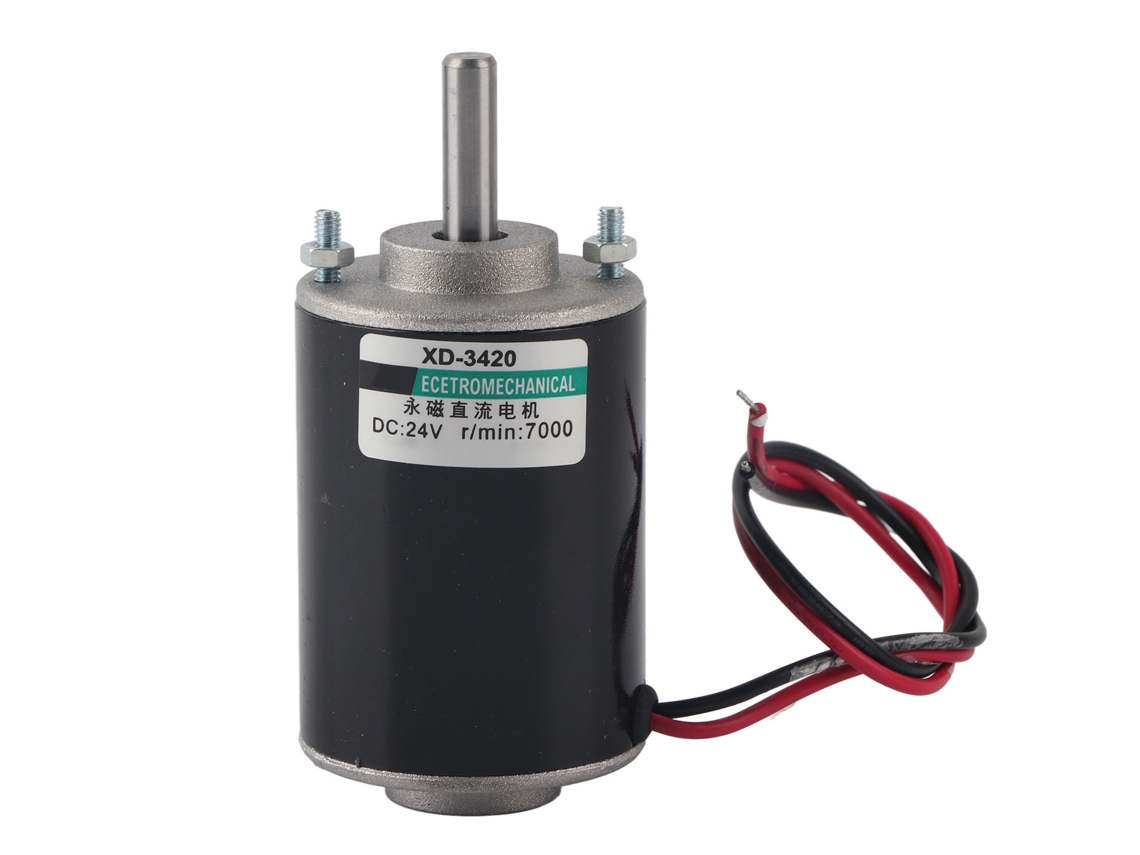 Motor De Cc De Ímã Permanente Xd-3420 30w Alta Velocidade 24v 7000rpm Cw/ccw