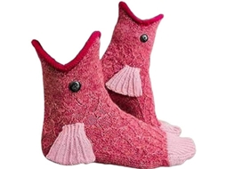 2026 calcetines de Pescado Tejidos Personalizados Unisex Regalo de Navidad Calientitos