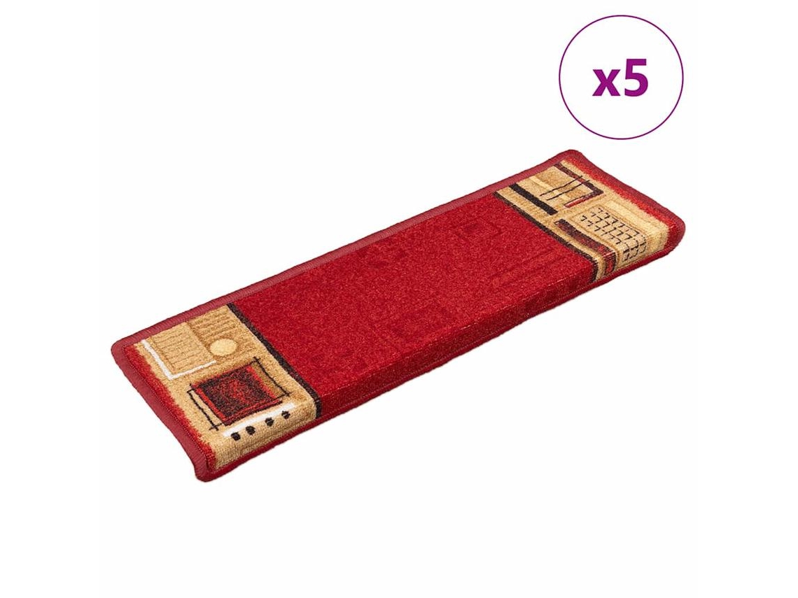 Stair Mat, Stair Mats Vidaxl Vermelho Poliamida (n/a)