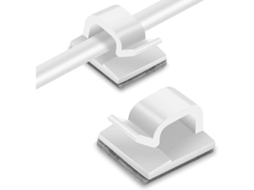 120 Clips para Cabos, Autoadesivos S/MARCA
