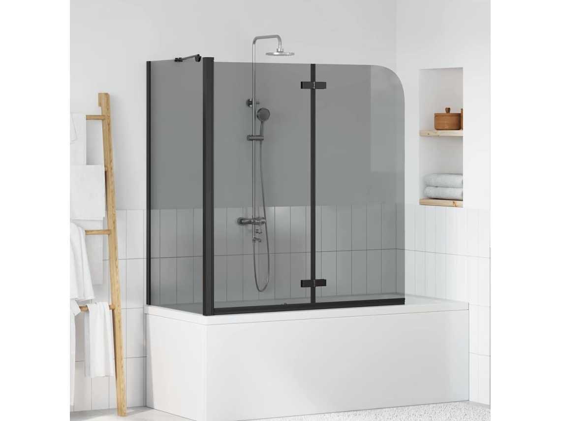 Vidaxl Enclosure De Chuveiro Preto 120 X 68 X 130 Cm