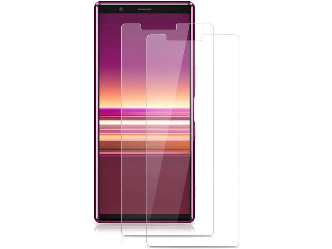 Conjunto de Películas de Ecrã para Sony Xperia 5 HONGWE. Vidro Temperado Transparente (2un)
