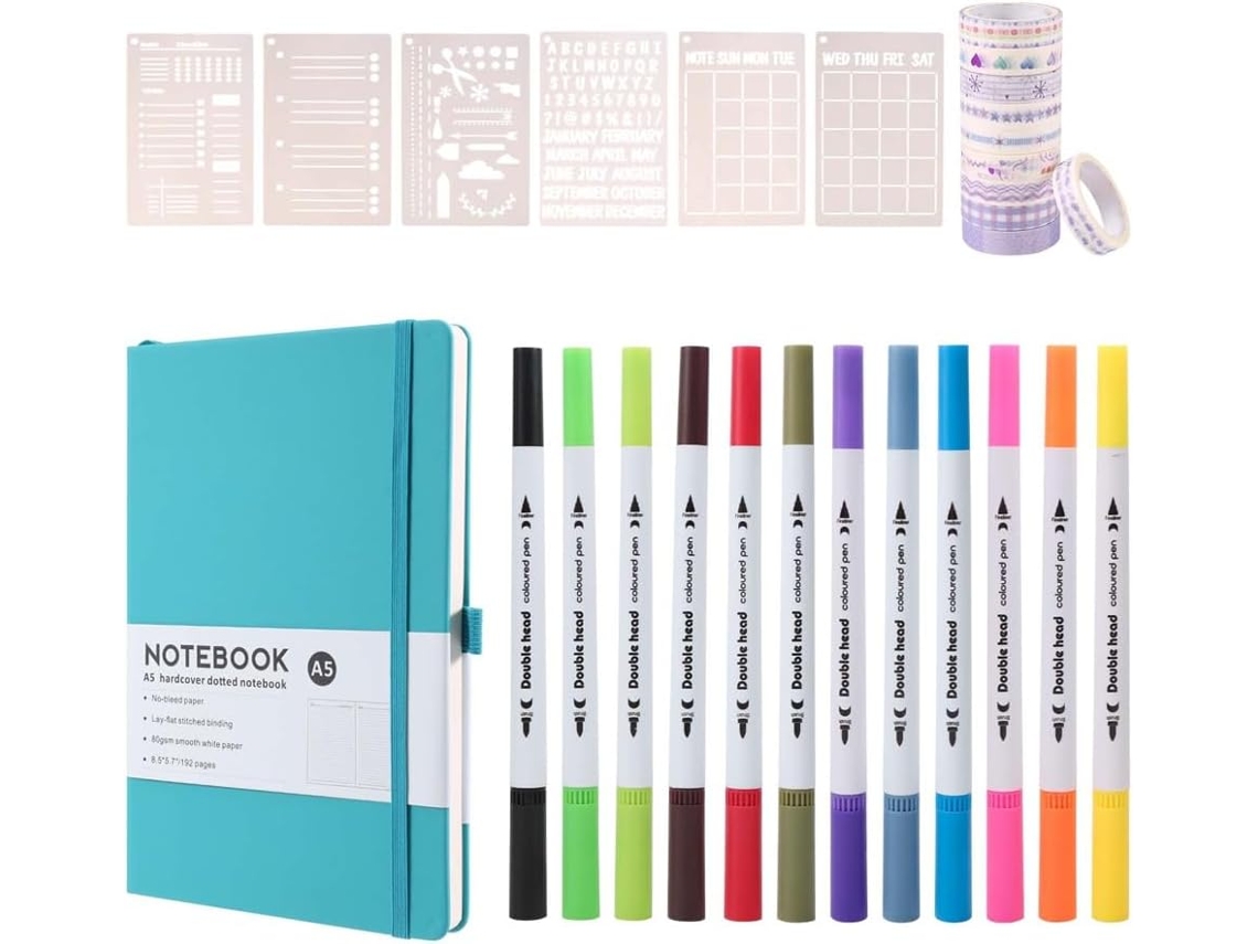 Kit de Caderno de Bolinhas A5 SFUSHOS