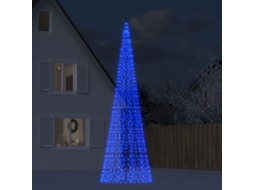 Vidaxl Árvore De Natal Led 1534 Leds Azul 500 Cm