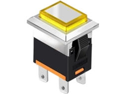 Botão de Pressão Metálico Kcd1 Led 2na 4 Pinos Interruptor Quadrado 250v 15a Verde Vermelho À Prova D Água E Poeira Grau