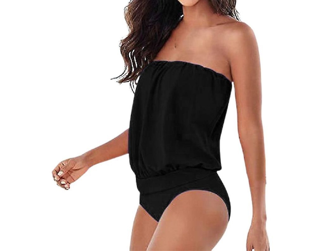 Fasst traje de Banho Monokini para Mulher, Sem Tirantes, Sem Relleno, Uma Peça, Verão | S/MARCA