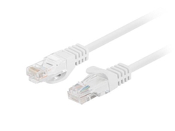 Cabo De Rede Lanberg Utp Cat6 1m Para Roteador, Switch E Modem.