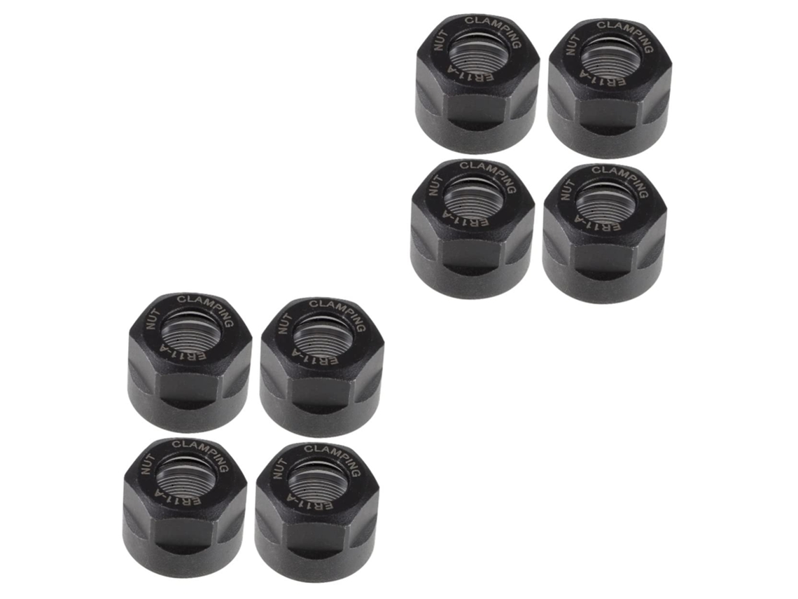 Conjunto Ultechnovo de 8-Porca Fixação Com Colarinho Para Furadeira, Porca de Fixação para Haste Furadeira, Aperto de