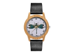 Reloj Casual Unisex T90-f De Cuarzo Con Correa De Silicona Negro