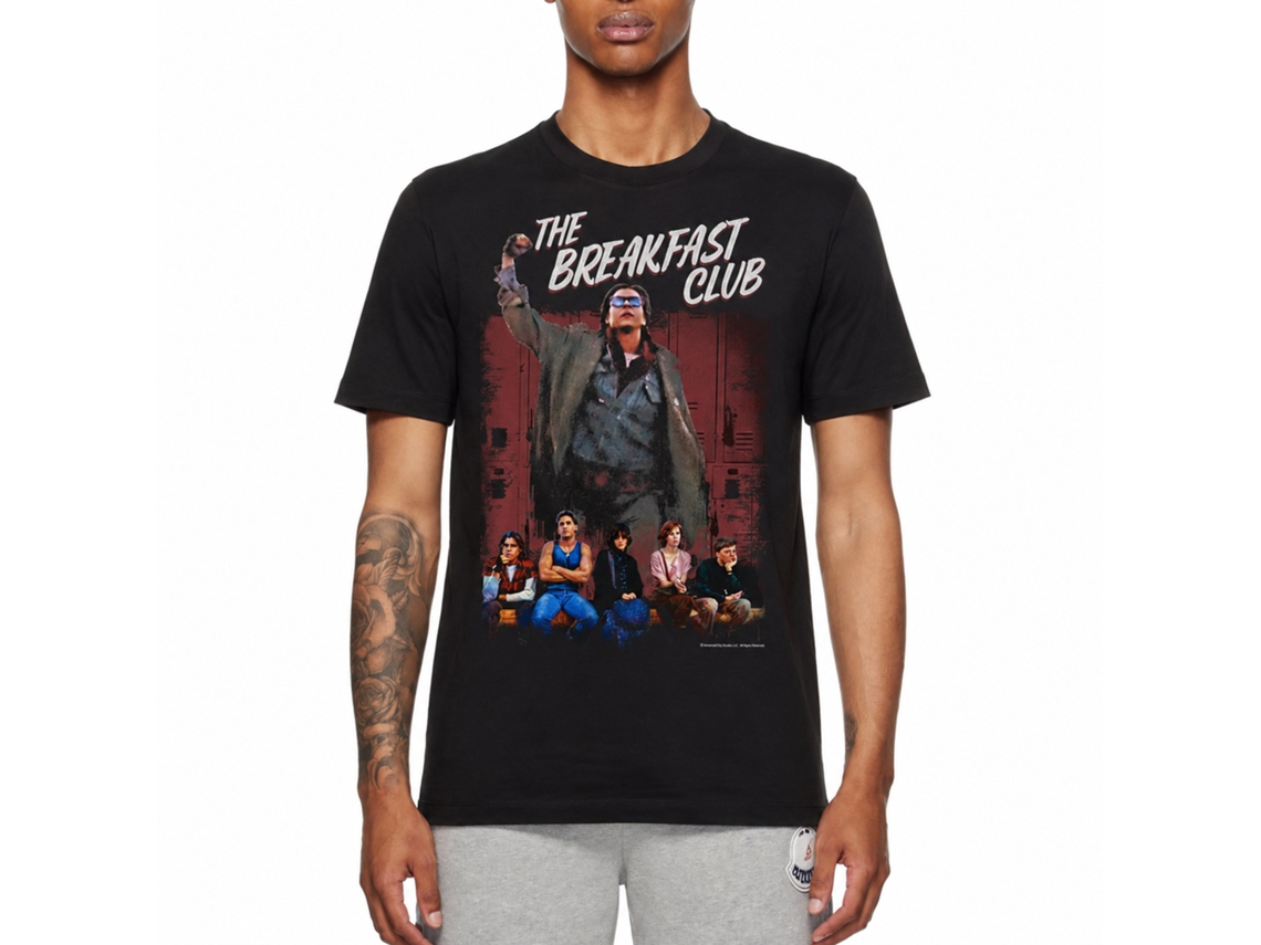 Rockinstone Breakfast Club Movie Lockers Black Adult T-shirt Size:m
