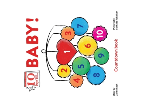 Livro Ten Days Till Baby! De Carine Roch (inglês)