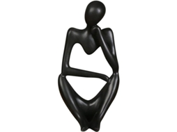 Estátua abstrata em resina, escultura moderna, decoração para casa, arte para sala de estar, figura de 13x8cm