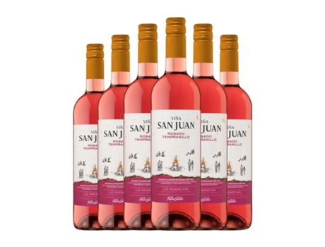 Vinho rosé FÉLIX SOLÍS Viña San Juan Rosado Tempranillo La Mancha (0.75 L - 6 Unidades)