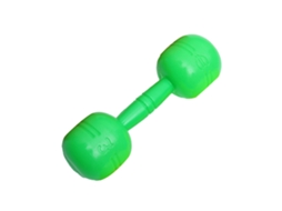 Peso Infantil de Plástico Seguro para Exercícios e Brincadeiras Verde S/MARCA