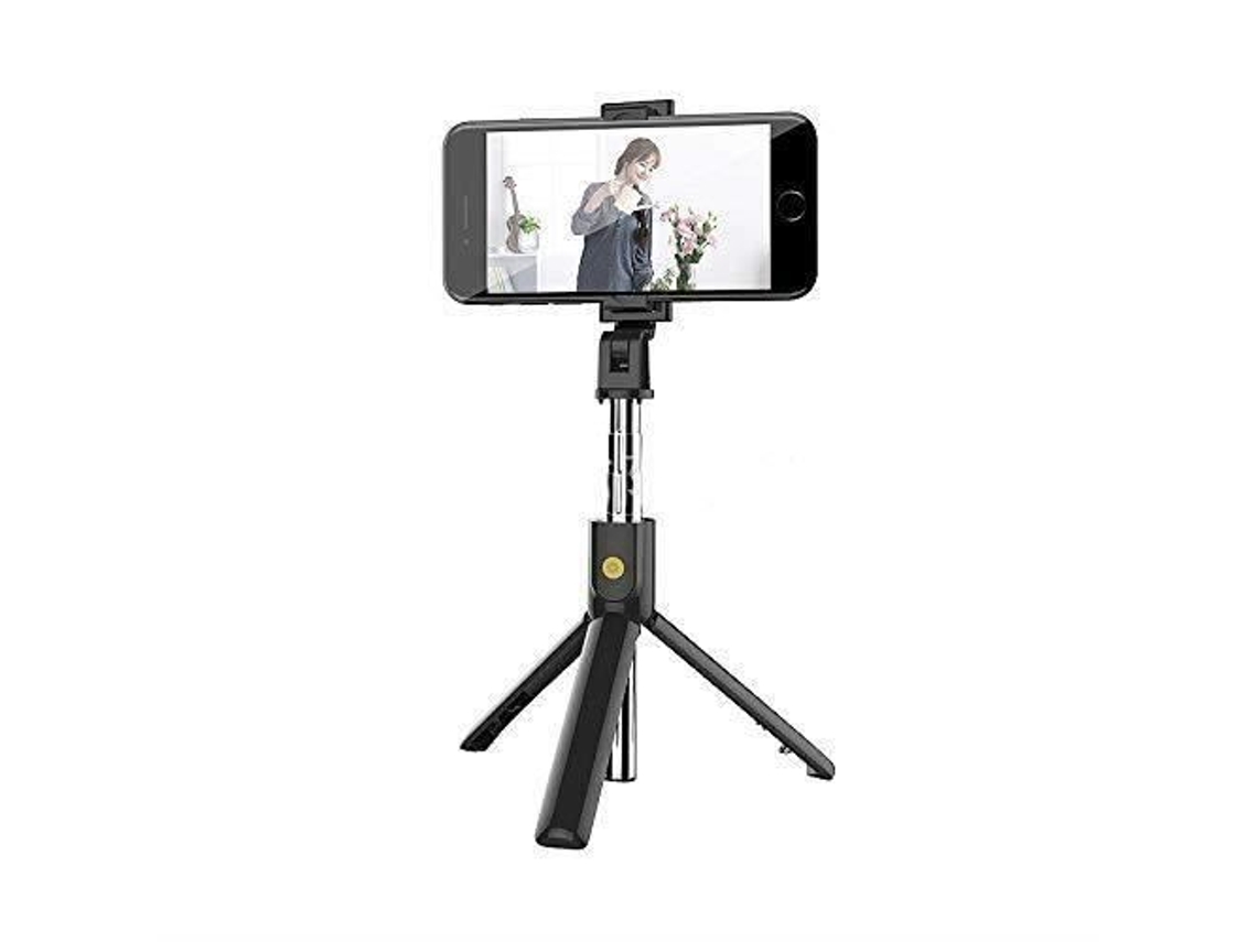 Bastão de Selfie Bluetooth para Celular K07 com Tripé Mini Artefato Universal Multifuncional de Foto Ao Vivo