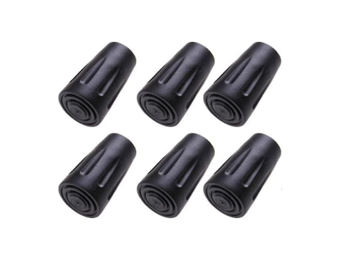 6 Pontas De Basto, Pontas De Borracha De Reposição Para Bastões, Diâmetro 11mm