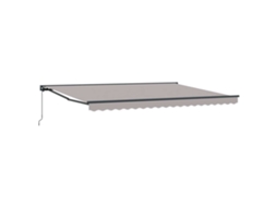 Vidaxl Toldo Retrátil Manual Cinzento-claro 5 × 3,5 M