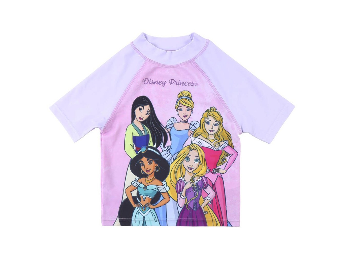 Rashguard Manga Curta Princess Rosa 18 Monthscerda Group