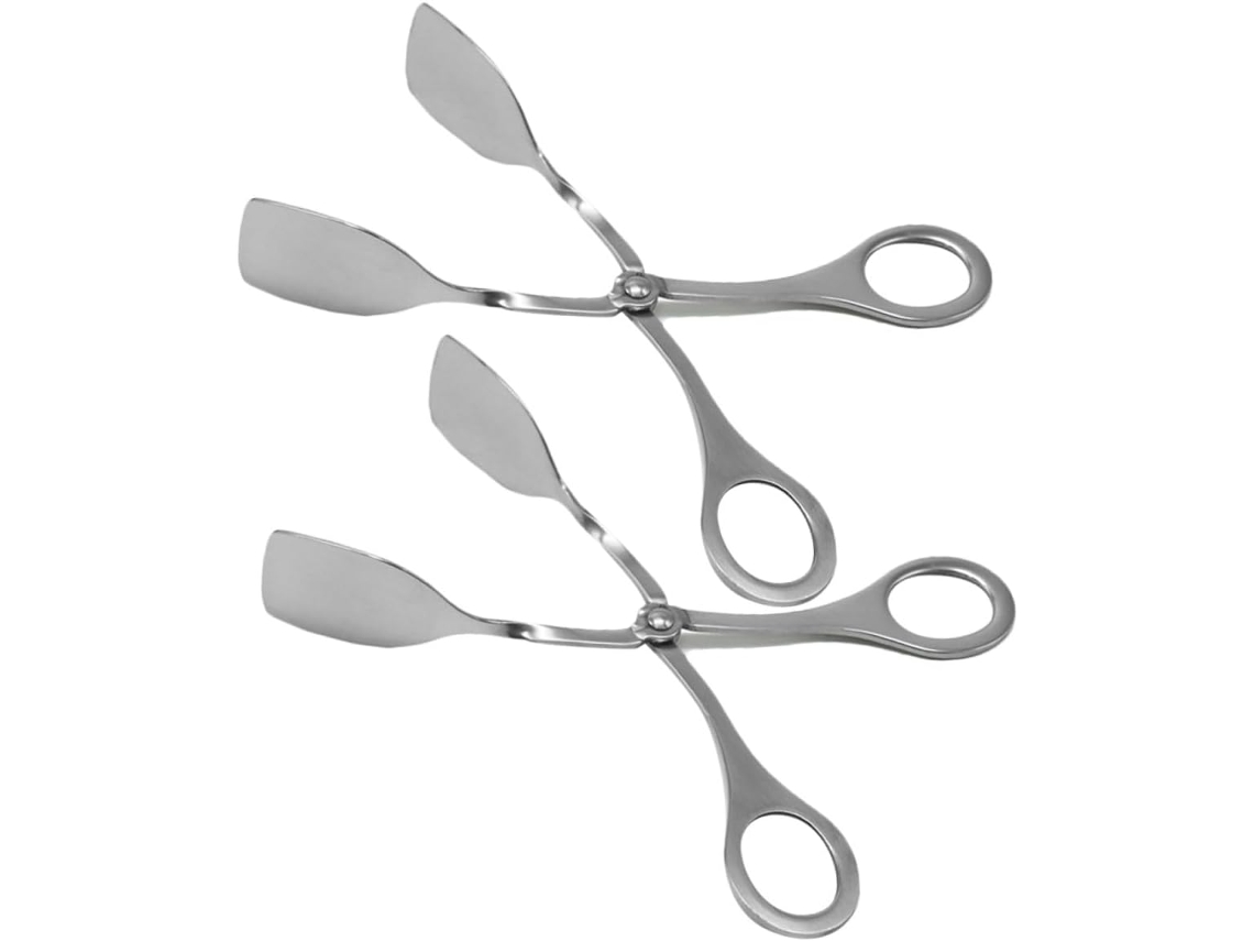Levemolo Conjunto De 2 Pinças Aço Inoxidável Para Buffet, Churrasco E Banquetes, Sem Rebarbas E Resistente À Sujeira