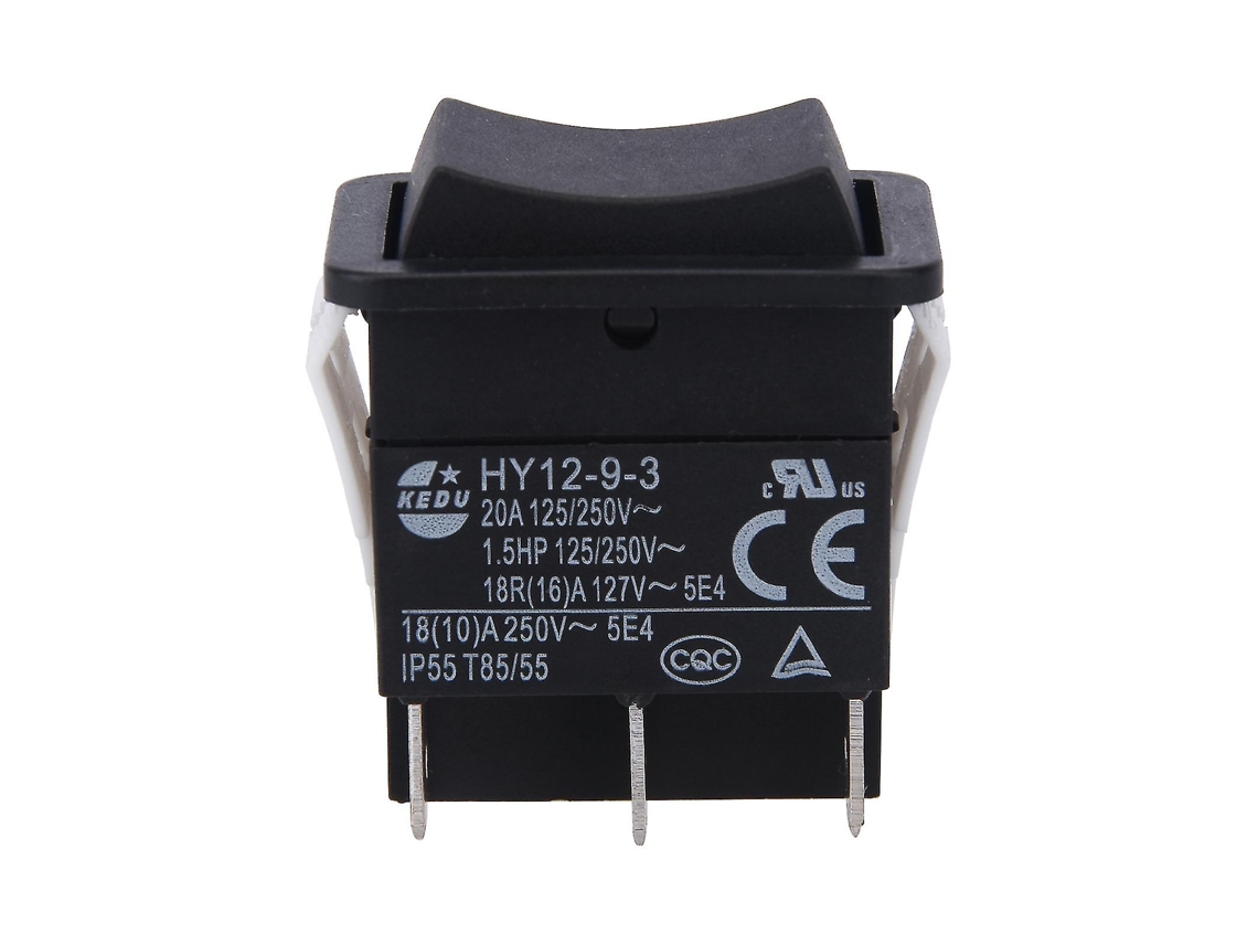 Rebe interruptor Rocker Industrial Pequeño On Off Botão de Pulsão Abs Resistente Ip55 18a/20a 125/250v 1 Unidade de Peça