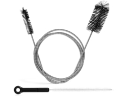 Escova De Limpeza Tubos Galpada, Escova De Limpeza Cozinha, 1 Conjunto, Preta, Nylon E Aço Inoxidável, Para Filtros E