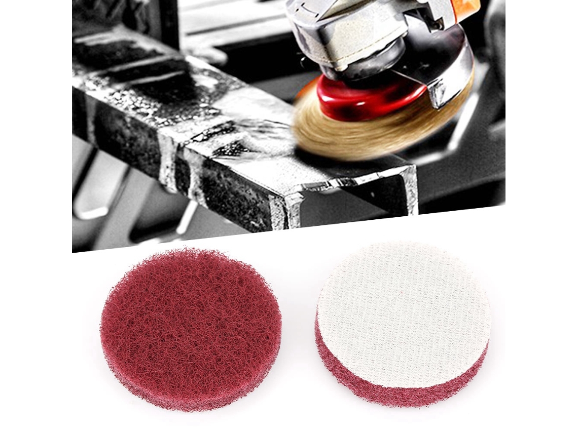 5pcs 50mm Esponja De Limpieza Autoadhesiva Para Pulido Y Esmerilado Accesorios De Máquina (400)