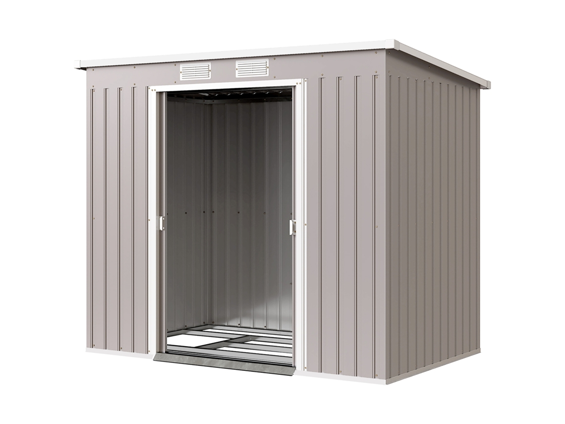 Cobertizo de Jardim 2,42m² 213x130x172cm BTFORUS